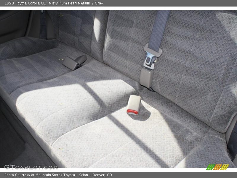Misty Plum Pearl Metallic / Gray 1998 Toyota Corolla CE