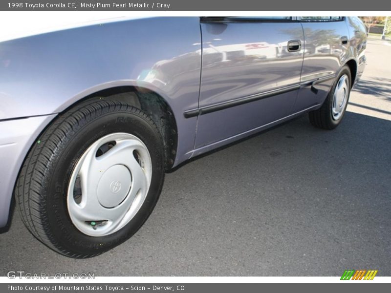 Misty Plum Pearl Metallic / Gray 1998 Toyota Corolla CE