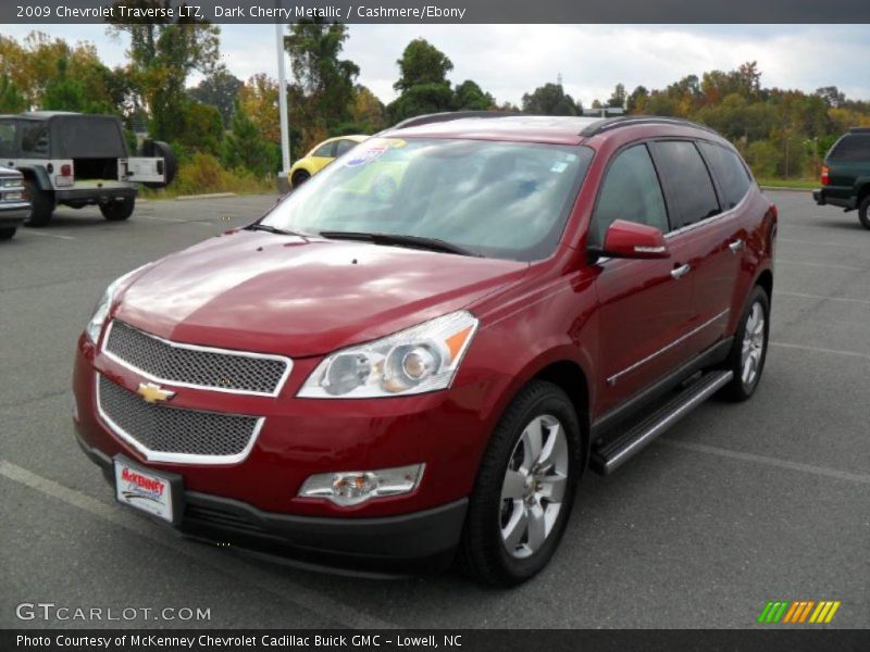 Dark Cherry Metallic / Cashmere/Ebony 2009 Chevrolet Traverse LTZ