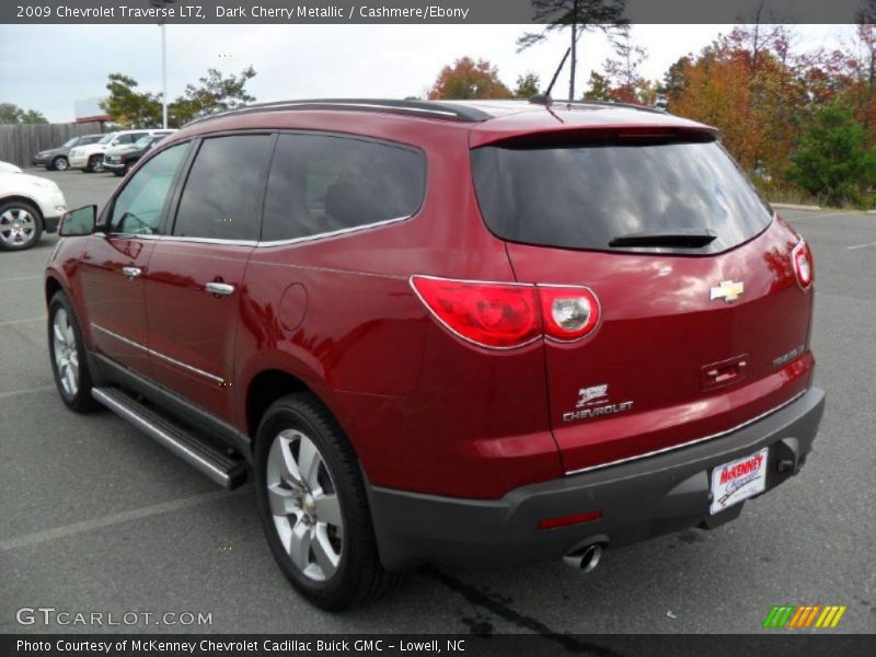 Dark Cherry Metallic / Cashmere/Ebony 2009 Chevrolet Traverse LTZ