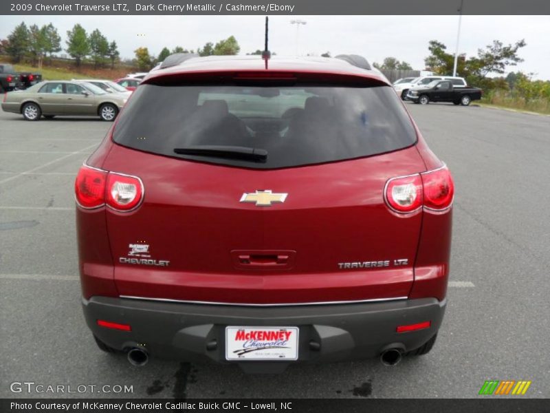 Dark Cherry Metallic / Cashmere/Ebony 2009 Chevrolet Traverse LTZ