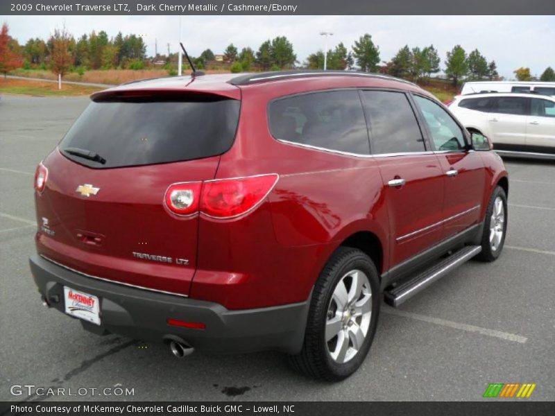 Dark Cherry Metallic / Cashmere/Ebony 2009 Chevrolet Traverse LTZ