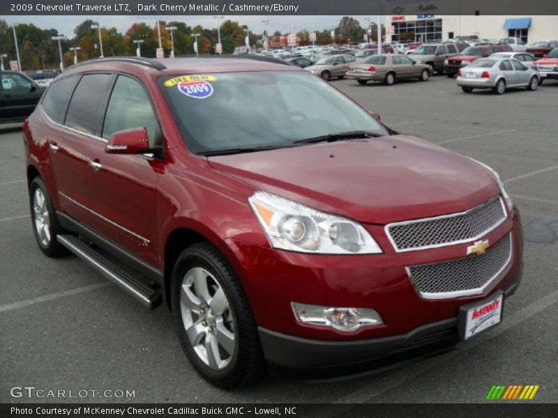 Dark Cherry Metallic / Cashmere/Ebony 2009 Chevrolet Traverse LTZ