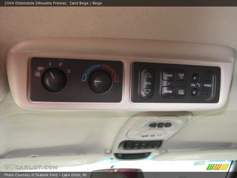 Controls of 2004 Silhouette Premier