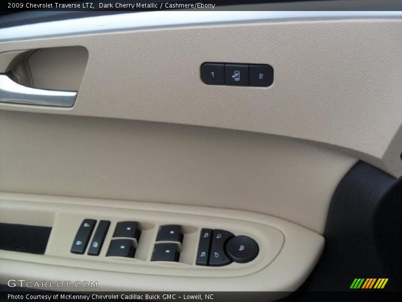 Dark Cherry Metallic / Cashmere/Ebony 2009 Chevrolet Traverse LTZ