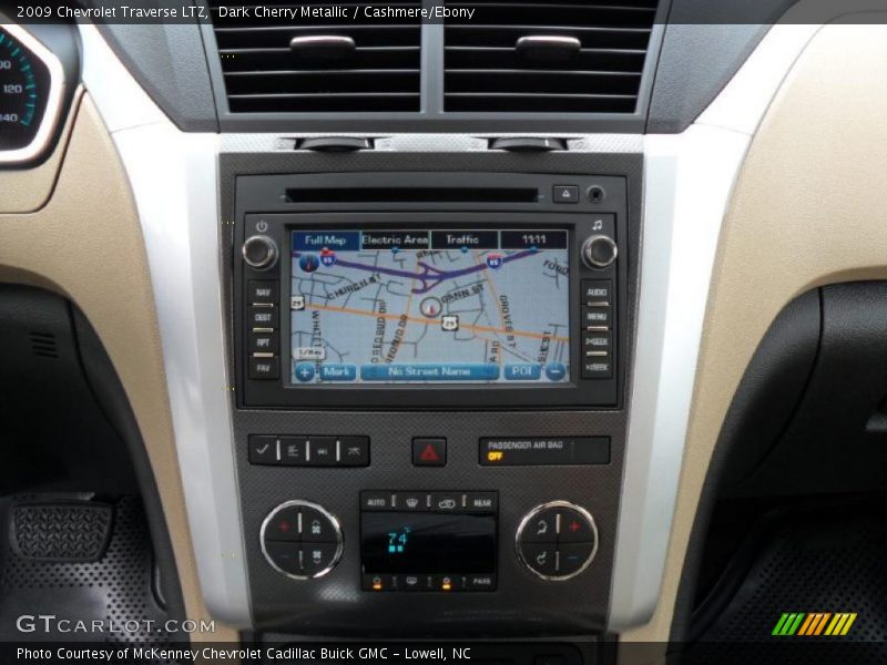 Navigation of 2009 Traverse LTZ