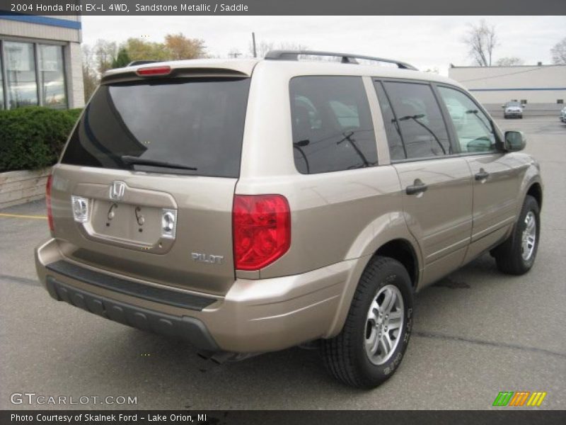 Sandstone Metallic / Saddle 2004 Honda Pilot EX-L 4WD