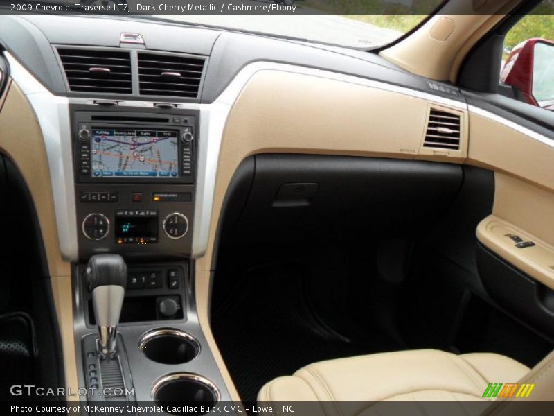 Dark Cherry Metallic / Cashmere/Ebony 2009 Chevrolet Traverse LTZ