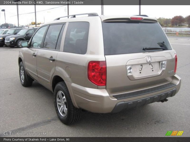 Sandstone Metallic / Saddle 2004 Honda Pilot EX-L 4WD