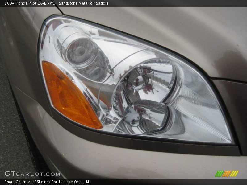Sandstone Metallic / Saddle 2004 Honda Pilot EX-L 4WD