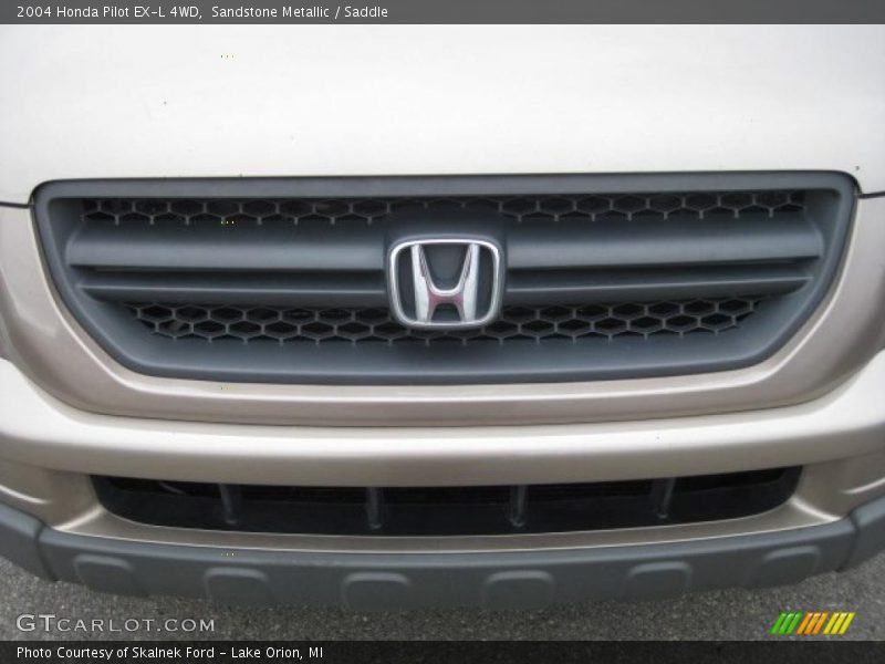 Sandstone Metallic / Saddle 2004 Honda Pilot EX-L 4WD