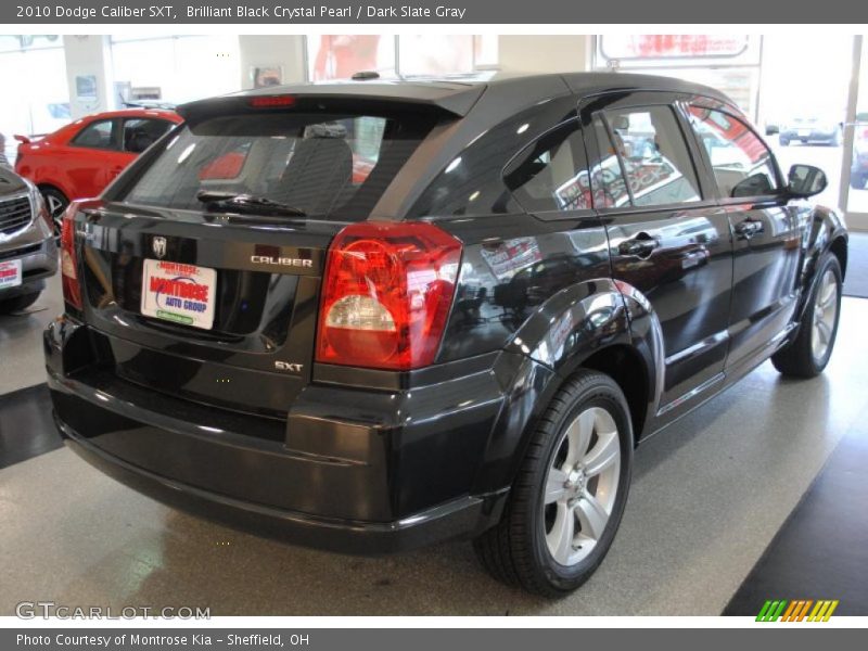 Brilliant Black Crystal Pearl / Dark Slate Gray 2010 Dodge Caliber SXT