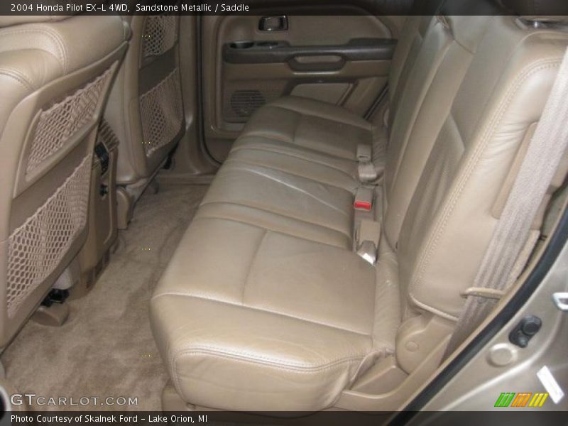 Sandstone Metallic / Saddle 2004 Honda Pilot EX-L 4WD