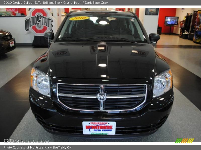 Brilliant Black Crystal Pearl / Dark Slate Gray 2010 Dodge Caliber SXT