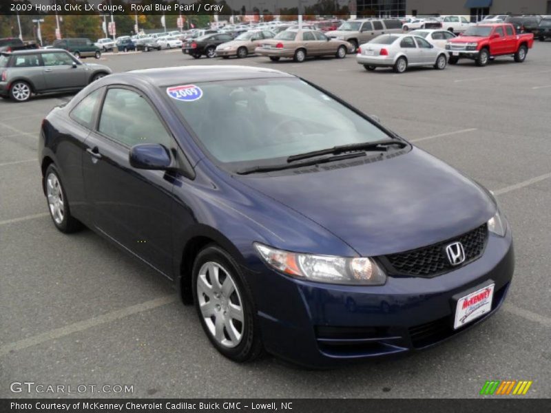 Front 3/4 View of 2009 Civic LX Coupe
