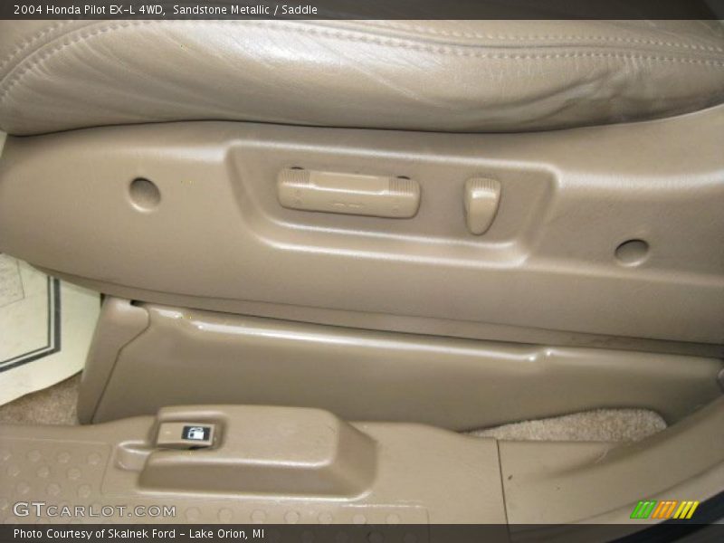 Sandstone Metallic / Saddle 2004 Honda Pilot EX-L 4WD