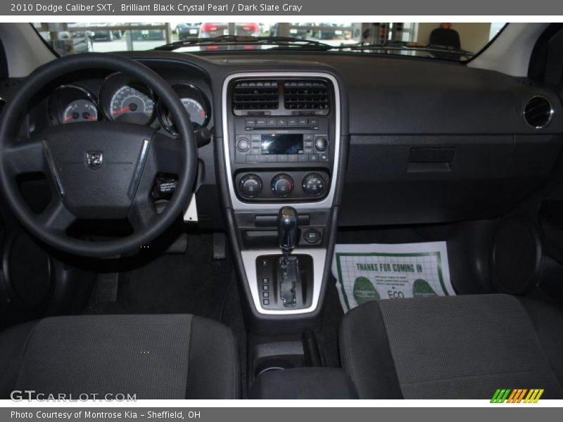 Brilliant Black Crystal Pearl / Dark Slate Gray 2010 Dodge Caliber SXT