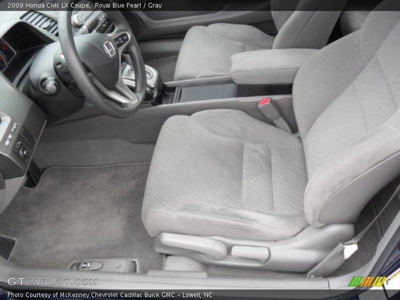  2009 Civic LX Coupe Gray Interior