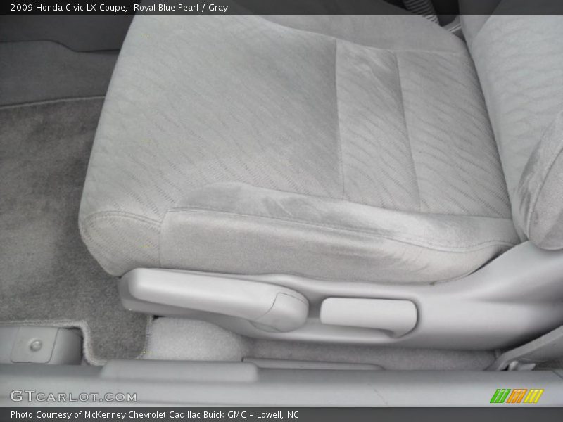 Royal Blue Pearl / Gray 2009 Honda Civic LX Coupe