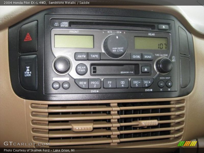 Sandstone Metallic / Saddle 2004 Honda Pilot EX-L 4WD