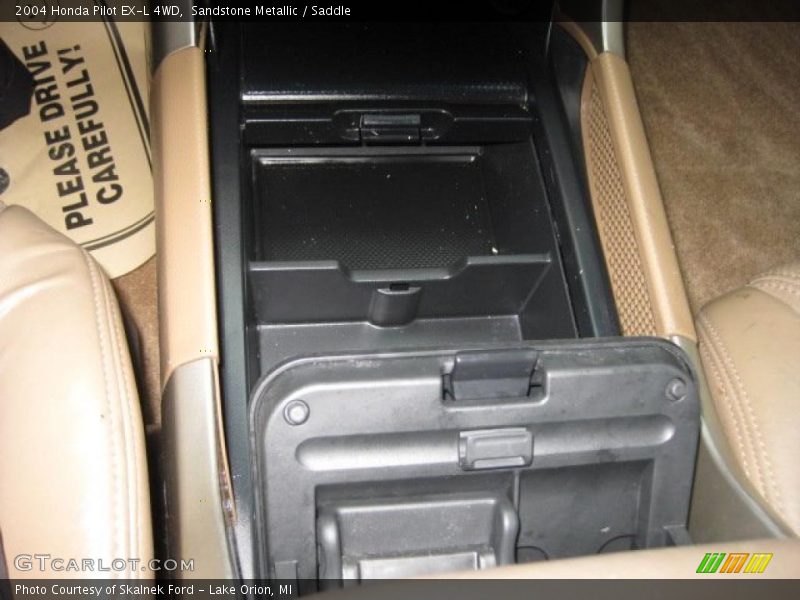 Sandstone Metallic / Saddle 2004 Honda Pilot EX-L 4WD