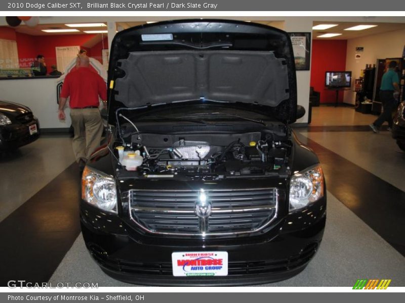 Brilliant Black Crystal Pearl / Dark Slate Gray 2010 Dodge Caliber SXT