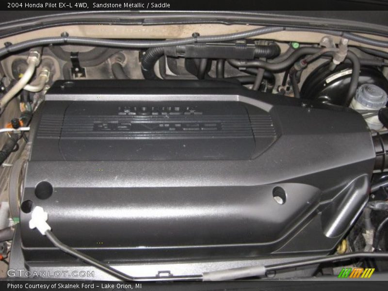 Sandstone Metallic / Saddle 2004 Honda Pilot EX-L 4WD