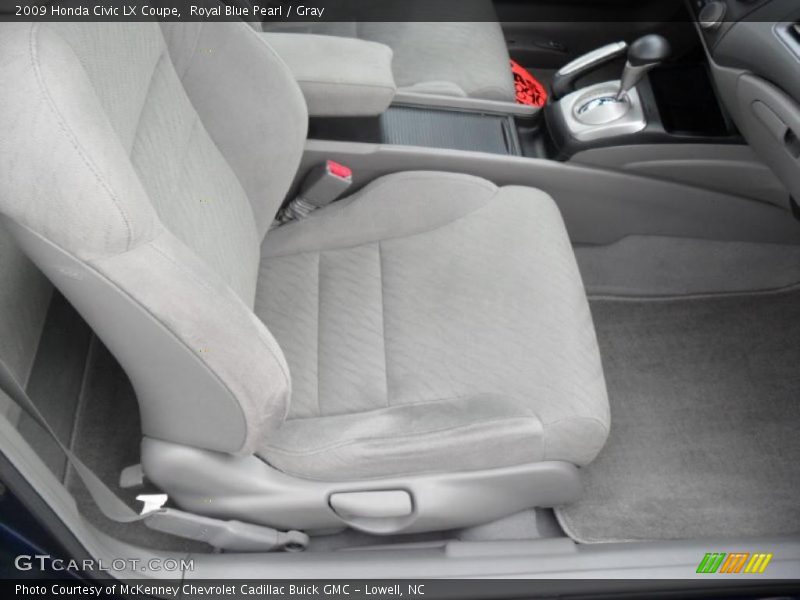Royal Blue Pearl / Gray 2009 Honda Civic LX Coupe
