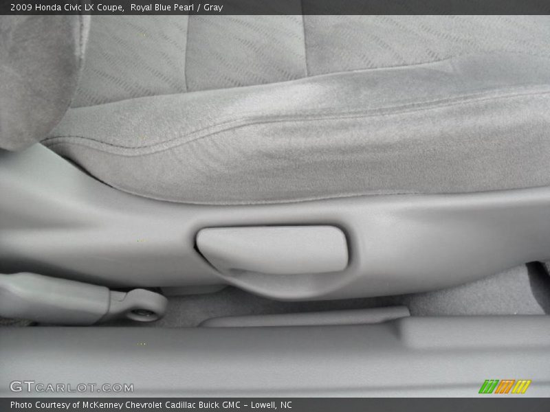 Royal Blue Pearl / Gray 2009 Honda Civic LX Coupe