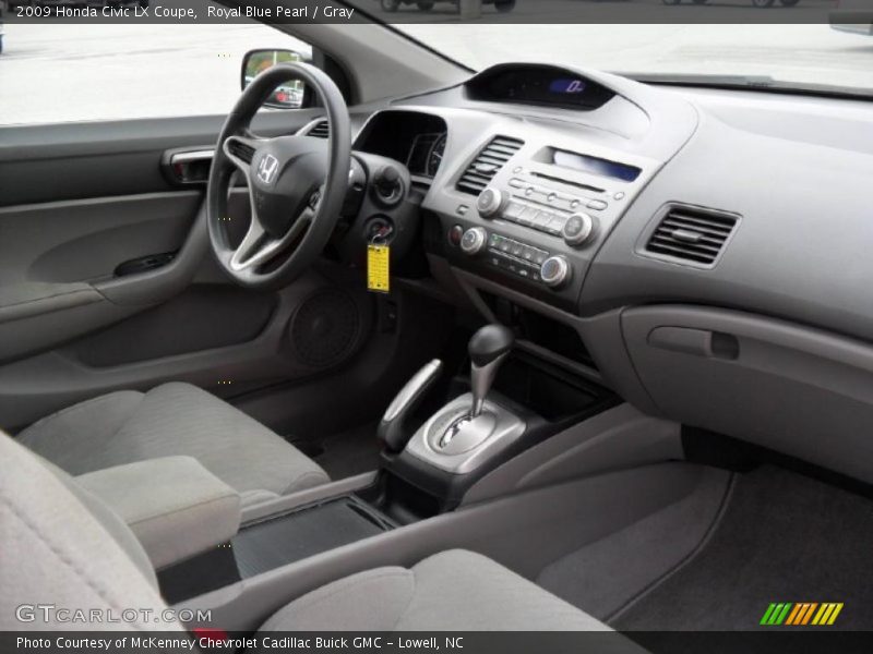 Dashboard of 2009 Civic LX Coupe