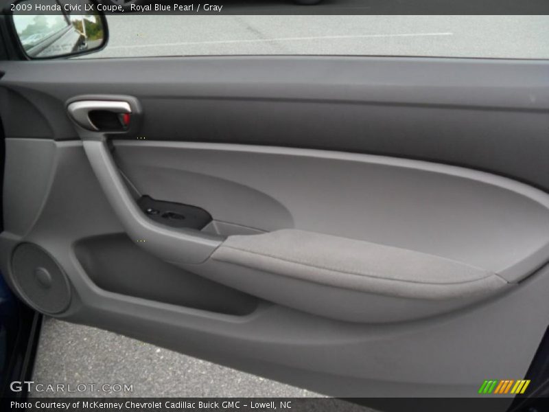 Royal Blue Pearl / Gray 2009 Honda Civic LX Coupe