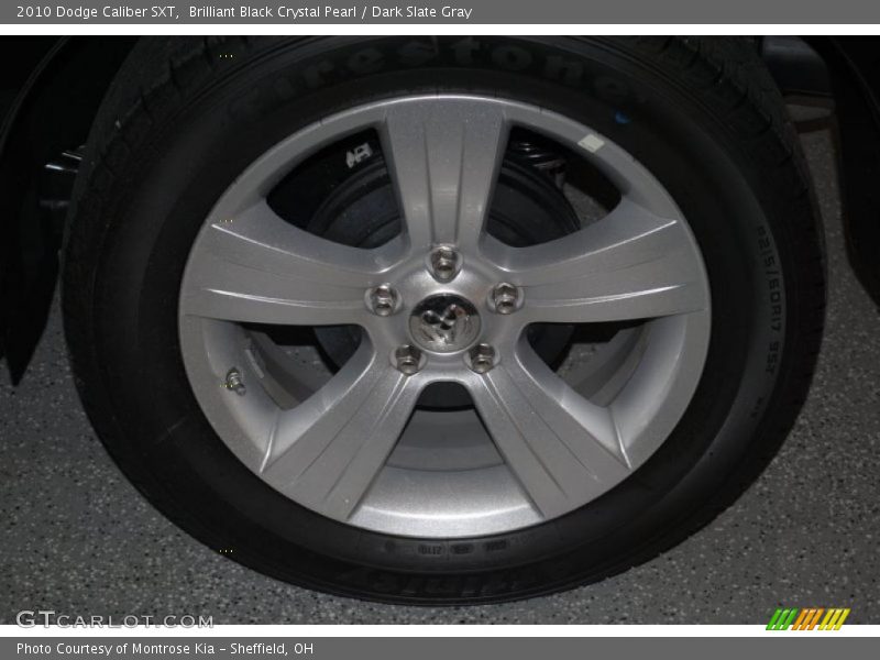 Brilliant Black Crystal Pearl / Dark Slate Gray 2010 Dodge Caliber SXT