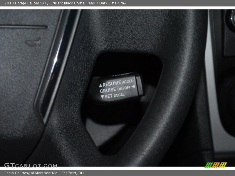 Brilliant Black Crystal Pearl / Dark Slate Gray 2010 Dodge Caliber SXT