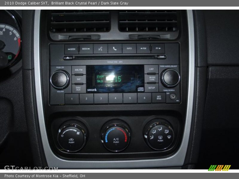 Brilliant Black Crystal Pearl / Dark Slate Gray 2010 Dodge Caliber SXT