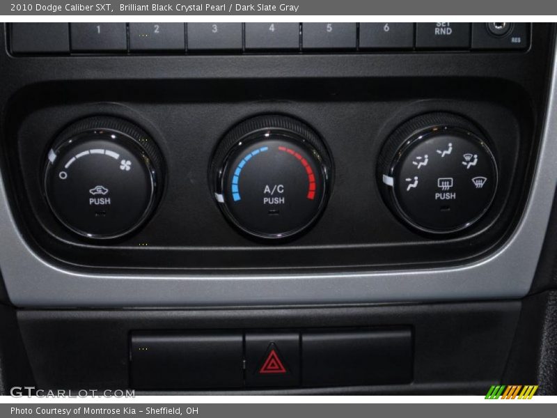 Brilliant Black Crystal Pearl / Dark Slate Gray 2010 Dodge Caliber SXT