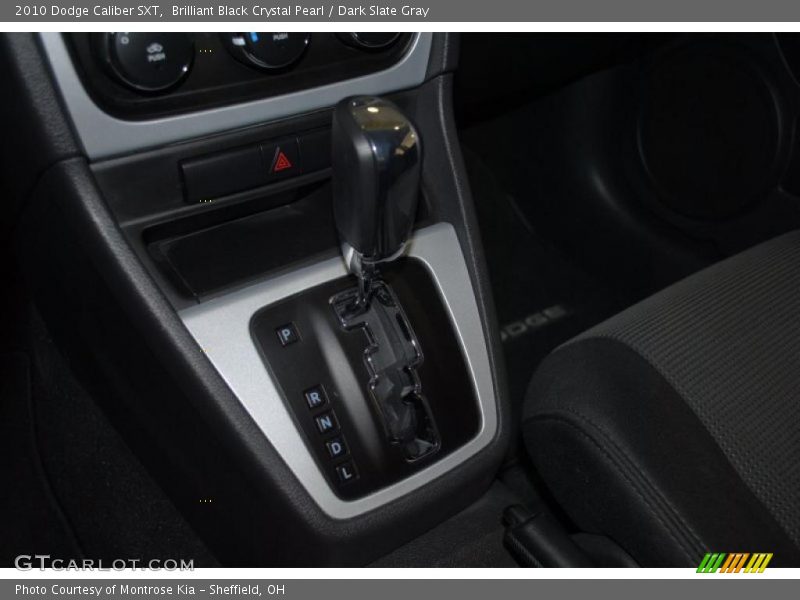Brilliant Black Crystal Pearl / Dark Slate Gray 2010 Dodge Caliber SXT