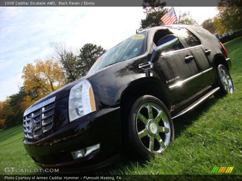 Black Raven / Ebony 2008 Cadillac Escalade AWD