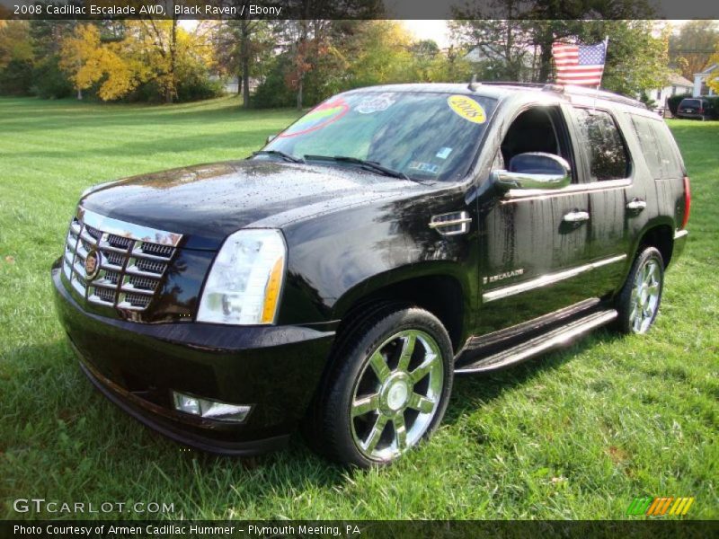 Black Raven / Ebony 2008 Cadillac Escalade AWD