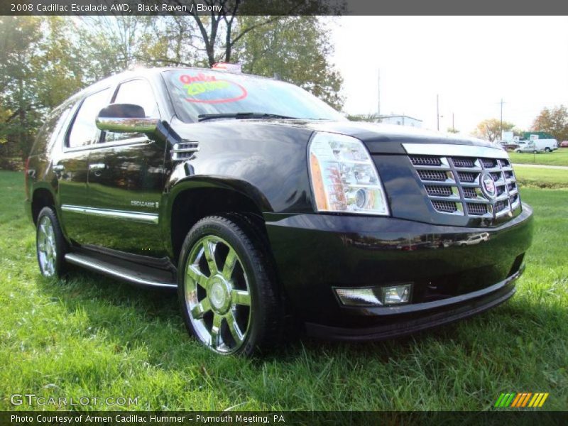 Black Raven / Ebony 2008 Cadillac Escalade AWD