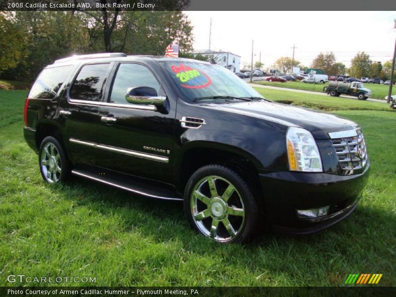 Black Raven / Ebony 2008 Cadillac Escalade AWD