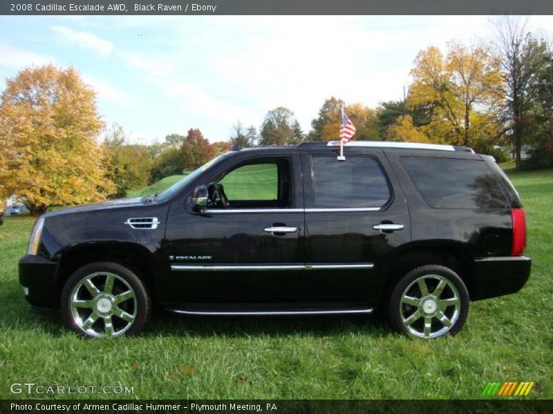Black Raven / Ebony 2008 Cadillac Escalade AWD