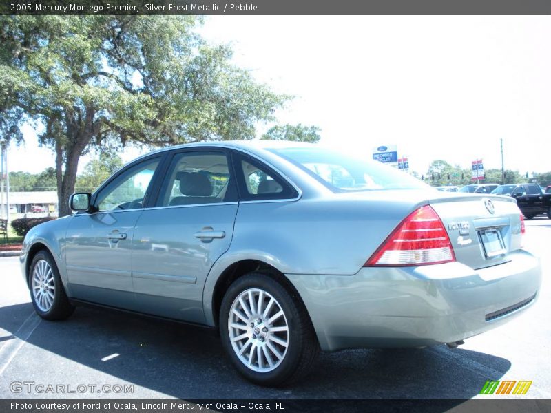 Silver Frost Metallic / Pebble 2005 Mercury Montego Premier