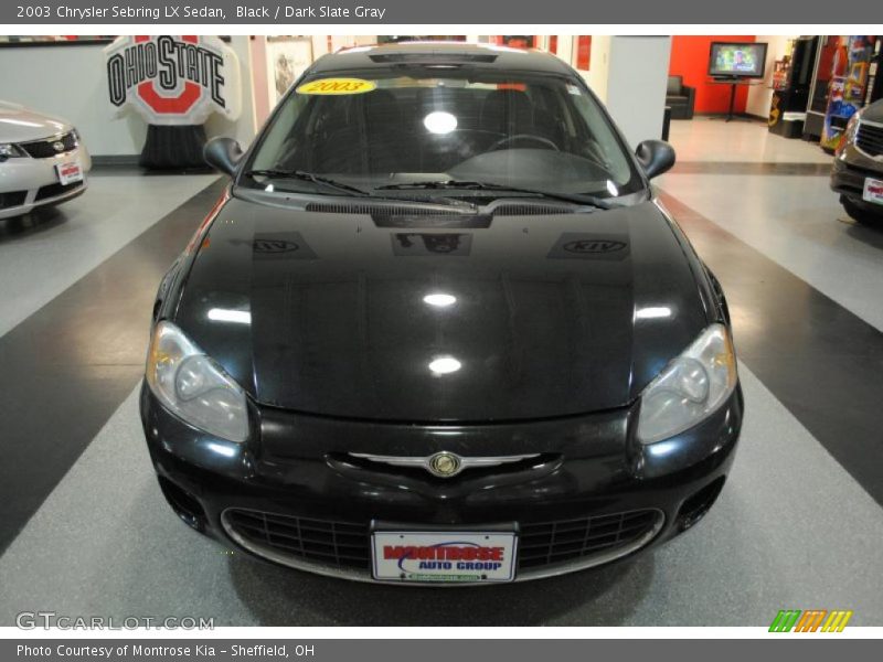 Black / Dark Slate Gray 2003 Chrysler Sebring LX Sedan