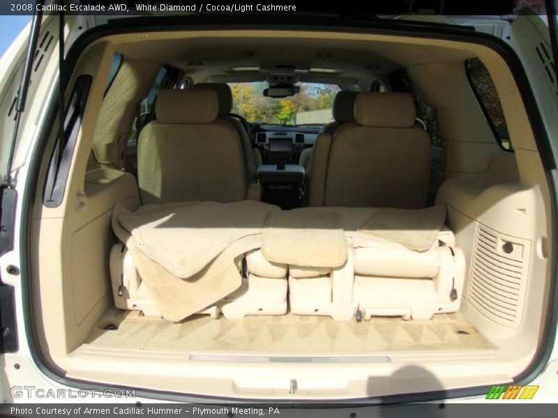 White Diamond / Cocoa/Light Cashmere 2008 Cadillac Escalade AWD