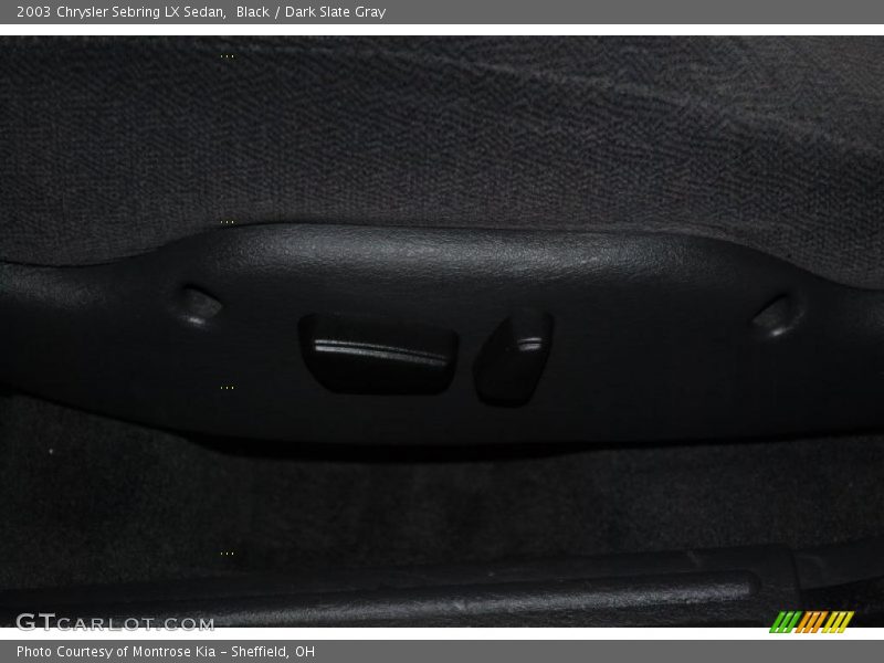 Black / Dark Slate Gray 2003 Chrysler Sebring LX Sedan