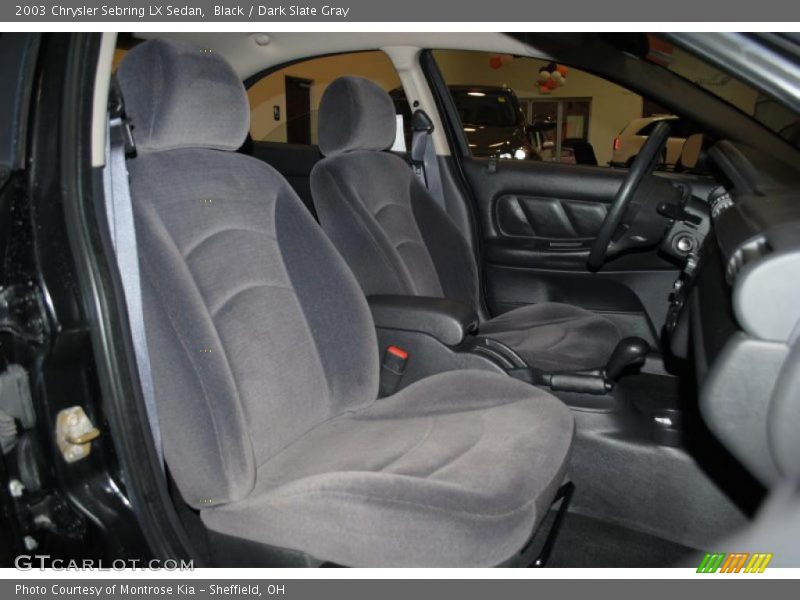 Black / Dark Slate Gray 2003 Chrysler Sebring LX Sedan