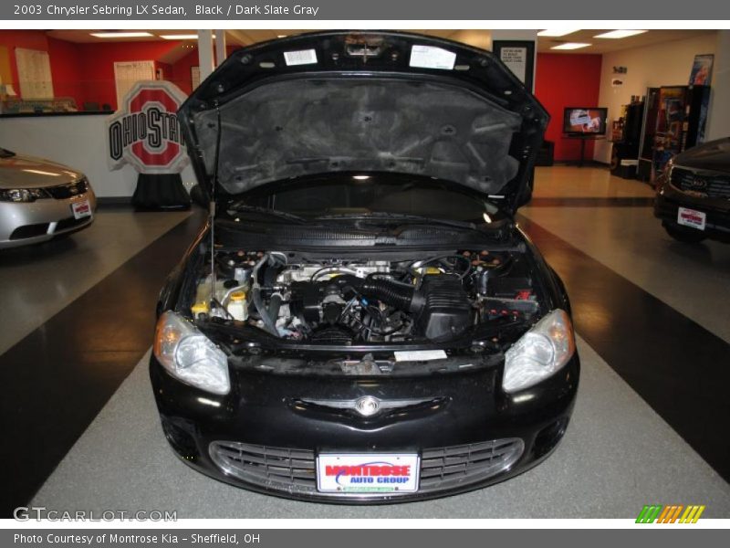 Black / Dark Slate Gray 2003 Chrysler Sebring LX Sedan