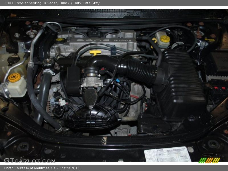 Black / Dark Slate Gray 2003 Chrysler Sebring LX Sedan