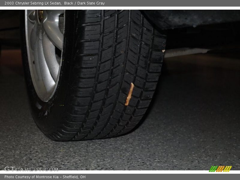 Black / Dark Slate Gray 2003 Chrysler Sebring LX Sedan