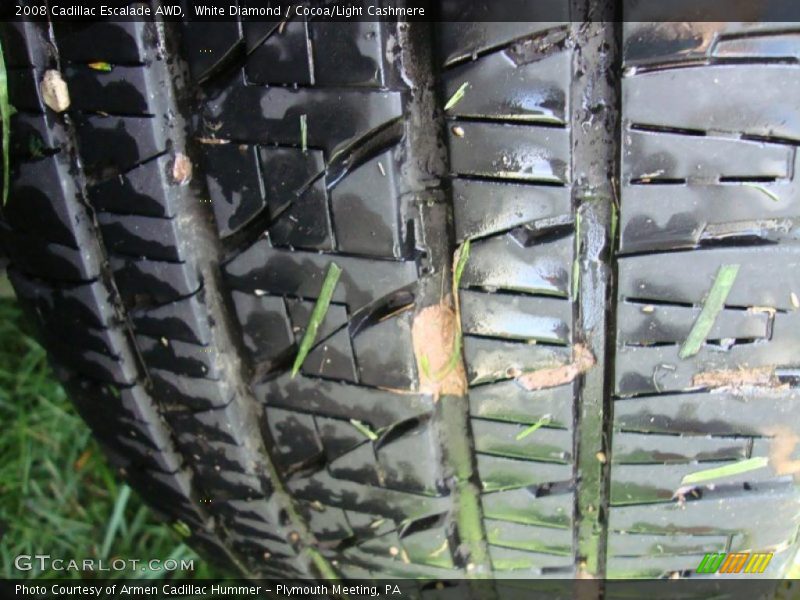 White Diamond / Cocoa/Light Cashmere 2008 Cadillac Escalade AWD